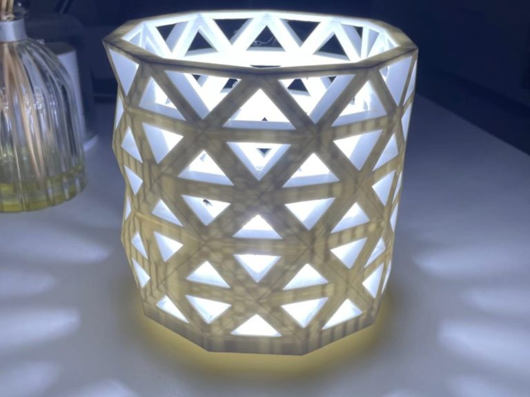 Custom Table Lamp — 3D printed by CreateITNow