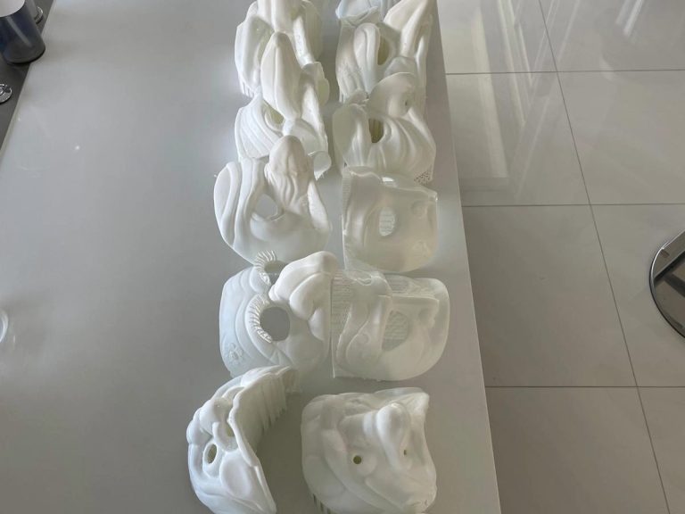 Masks for Drama Class — 3D printed by CreateITNow
